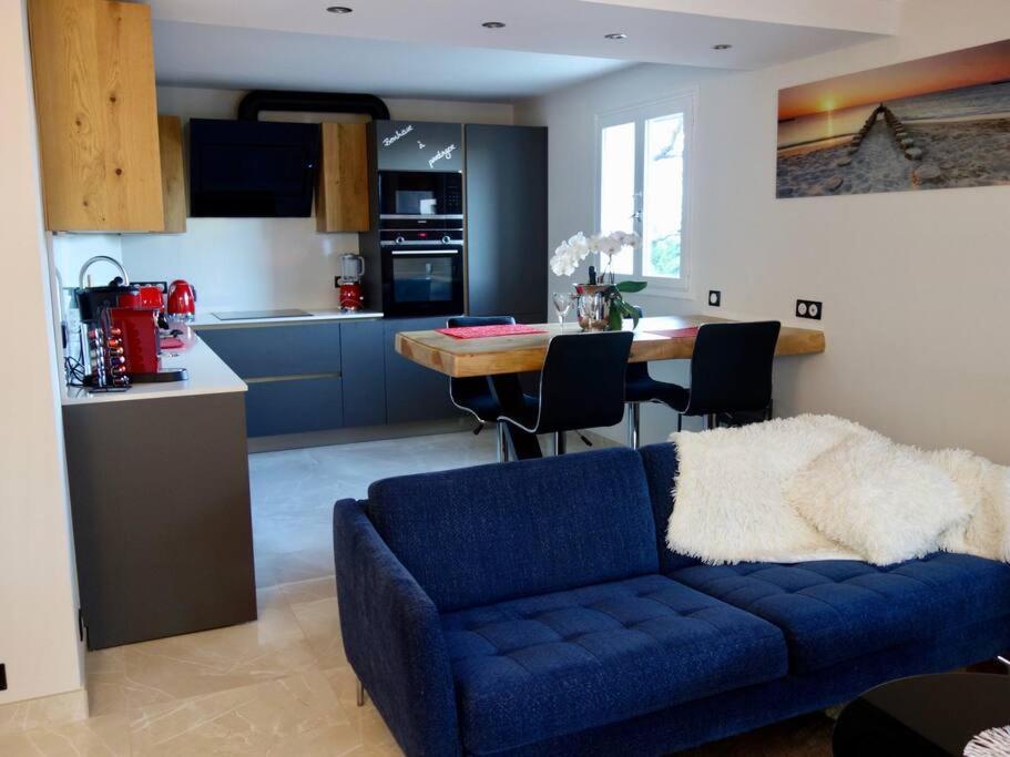 Elegant-Cosy 2P55M2 Dans Bas De Villa Provencale ! Villeneuve-Loubet Exterior foto