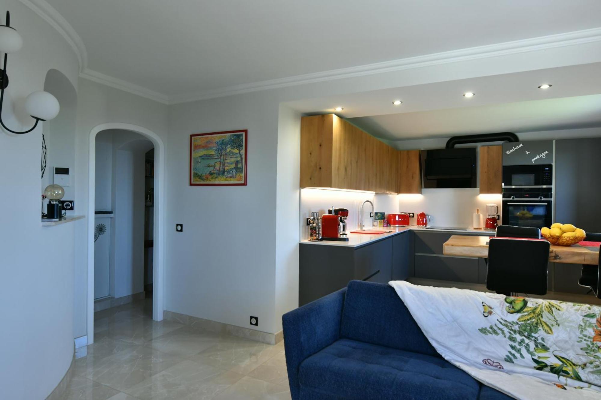 Elegant-Cosy 2P55M2 Dans Bas De Villa Provencale ! Villeneuve-Loubet Exterior foto